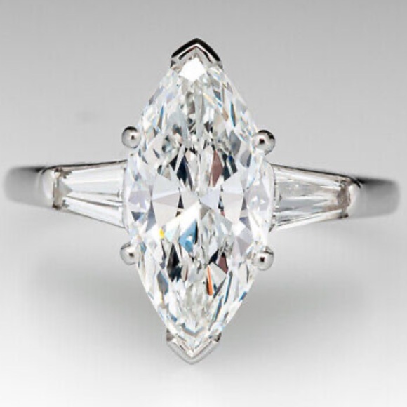 NWT 925 STERLING SILVER diamond 💍 Ring - Picture 2 of 7